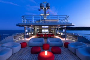 L'éclairage d'un yacht