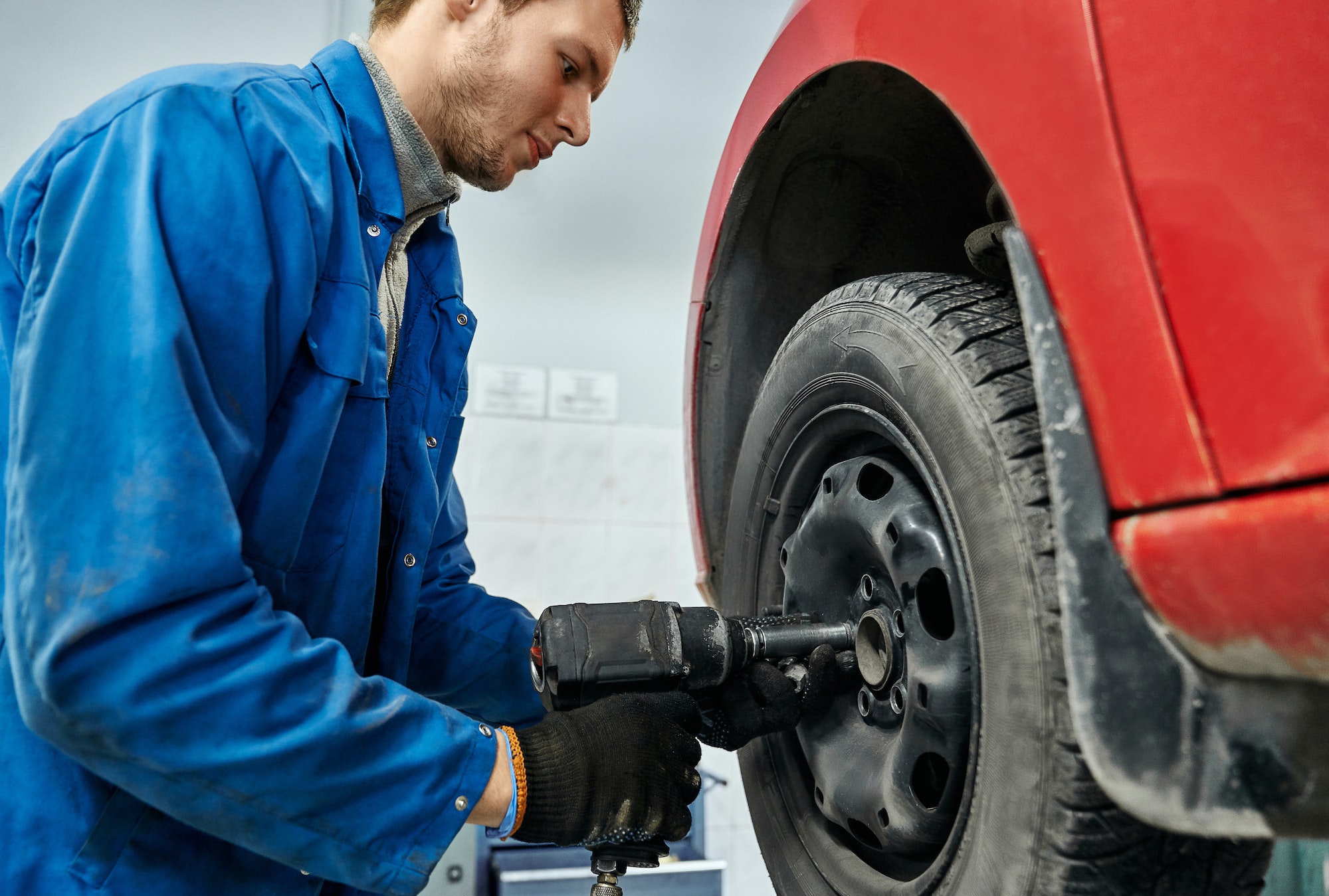 Vérification des pneus lors du contrôle tehcnique