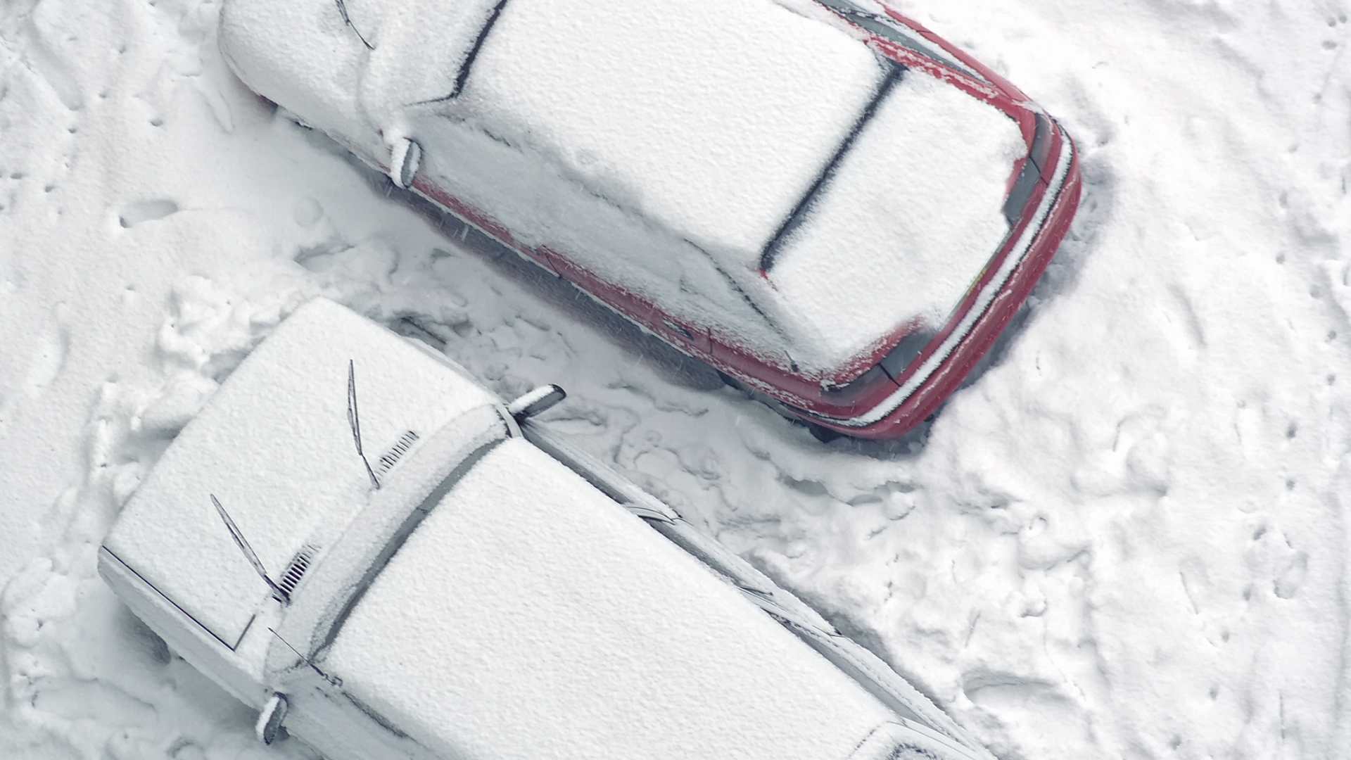 voiture sous la neige
